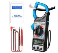 Multimètre à pince - Détecteur de tension Amp - Appareil de mesure numérique - Testeur de courant d'affichage LCD - Design JAW - Outil électrique pour l'analyse du circuit AC - DC - Entretien