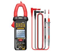Multimètre à Pince | Testeur de Tension Portable 4000 Points | Multimètre Numérique à Affichage Numérique et Plage Automatique pour Courant Tension Électrique Automobile | Électricien