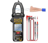 Multimètre à Pince | Testeur de Tension Portable 4000 Points | Multimètre Numérique à Affichage Numérique et Plage Automatique pour Courant Tension Électrique Automobile | Électricien