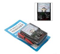 Multimètre analogique AC/DC 1000 V 250 mA Voltmètre Ampèremètre Ohmmètre Testeur avec plage de décibels pour entretien électrique, usine, école, maison, expériences radio
