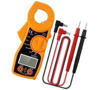 Multimètre de détection de tension avancé avec bouton d'alertes sonores et ouverture de mâchoire de 25 mm de large, interrupteurs rotatifs, multimètre de contrôle pour électricien