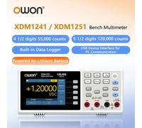 Multimètre de haute précision OWON XDM1041/XDM1051, 4,5/5,5 chiffres, enregistrement des données, test de température, mesure de tension et de courant 1000V DC 750V AC XDM1241