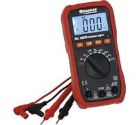 Multimètre digital échelle automatique Cat III 600V avec sonde température DRAKKAR - 09078