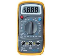 Multimètre digital - mini - 600V - catégorie 3 - jaune
