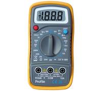 Multimètre digital - mini - 600V - catégorie 3 - jaune