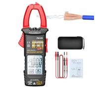 Multimètre Électrique - Multimètre à Pince DC 4000 Points | Détecteur Numérique Automatique Portable avec Rétroéclairage LCD pour Tension Disjoncteur Circuit Câble Condensateur - Pour Courant Condensa