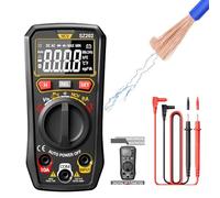 Multimètre Électrique - Testeur de Prises Électriques Domestiques - Outil de Mesure Électrique Polyvalent avec Capacimètre pour Usage Domestique et Intensif