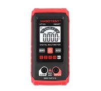 Multimètre HUIOP Multimètre numérique HT123 multimètre à portée automatique 2 000 points True RMS mesurant la résistance de tension AC/DC Test NCV avec rétroéclairage LCD et maintien des données de la