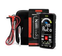 Multimètre Intelligent 9999 Comptes TRUE Digital Smart Auto Range 1000V 10A Testeur Ohm Capacité REL True AC DC DMM SûR, Pratique, PréCis(Black)