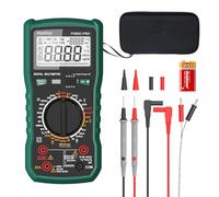 Multimètre, Multimètre photovoltaïque, Multimètre automobile 2000V AC/DC Voltage 20A AD/DC Current, NCV Multi Tester TRMS 6000 Intelligent Anti-Burning Electrical Tester Overload Protection Auto-rangi
