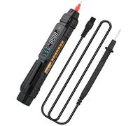 Multimètre numérique 4000 comptes avec lumière LED pour tensions, détection de diodes NCV, testeur de tension, kit d'électricien