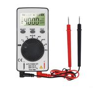 Multimètre numérique AN-101, testeur de tension de poche avec NCV, buzzer de continuité, ampèremètre portatif compact pour résistance, capacité et mesure AC/DC