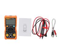Multimètre Numérique Analogique et Digital V02B, Testeur de Transistor Haute Précision, Portatif, Rangement Automatique - Détection Court - Circuit Intelligente, Rétroéclairage L (Orange)