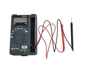 Multimètre numérique automatique, testeur de tension de poche avec écran LCD, voltmètre et ohmmètre pour contrôle de continuité du circuit électrique, outil multimètre pour réparation de voiture à