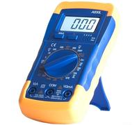 Multimètre numérique compact pour une utilisation quotidienne dans l'entretien à domicile pour les tâches avec prise en charge de plusieurs types de mesure et fonction de conservation des données