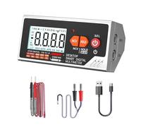 Multimètre numérique contenant des données de stockage, changement d'échelle de température et analyse de circuit pour experts, travailleurs, multimètre rechargeable