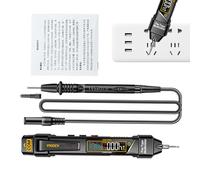 Multimètre numérique de type stylo, 19 x 2,8 x 2,8 cm, voltmètre, ampèremètre, ohmmètre, écran LCD, testeur de courant intelligent, outil pratique pour des tests électriques rapides