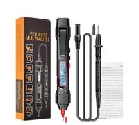 Multimètre numérique de type stylo 4000 points 2 pouces, outil électrique avec détection de ligne de test de diode de capacité de tension AC DC pour les réparations à domicile, le (Configuration