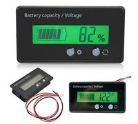 Multimètre numérique, écran LCD Capacité de la batterie Voltmètre Mètre moniteur 6-70 V Multi-fuction Mètre moniteur Indicateur de batterie module électrique quantité détecteur auto véhicule
