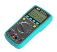 Multimètre numérique électronique avec mesure de tension, affichage automatique de la polarité, capacité de test de température et étui antichoc pour le fonctionnement de la fatigue