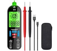 Multimètre numérique intelligent A1X, multimètre numérique intelligent à plage automatique, testeur de fils zéro et d'incendie, mesure rapidement et avec précision la tension, le courant, le conducteu