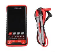 Multimètre numérique intelligent TA804B avec True RMS, détection de tension NCV, écran couleur, lampe de poche, télémètre automatique, test de diode et fonctions de capacitance