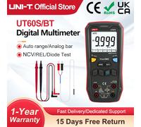 Multimètre numérique intelligent UNI-T UT60S UT60BT 1000V AC DC, voltmètre ampèremètre True RMS, compteur de fréquence, testeur de température de condensateur UT60BT