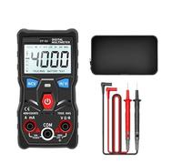 Multimètre numérique intelligent ZT-S1, testeur de tension CC/CA, courant Ohm, NCV, multimètre professionnel(S1 Black with Case)
