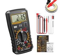 Multimètre numérique | Mesure Précise et Rapide, Compteur 1999 Comptages - Multimètre automatique - pour Électricien, Maison, Atelier, Industrie, Usage Commercial, Bateau, Camping-Car