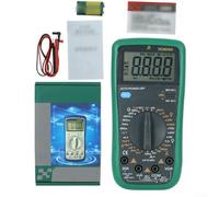 Multimètre numérique, modèle VC9905A, testeur de capacité de résistance de courant de tension AC DC avec détection NCV et affichage LED pour réparation électrique et tests industriels