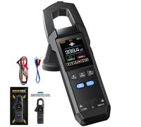 Multimètre Numérique | Multimètre À Pince 10000 Points | 600 A Testeur de Courant Rechargeable - Pour Automobile, Électrique, Circuit, Électricité, Maison,