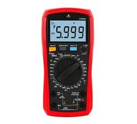 Multimètre numérique, Multimètre numérique 6000 points, fréquence manuelle, température, tension, ampèremètre, condensateur AC DC DMM(UT890D Plus)