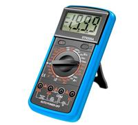 Multimètre numérique portable - Testeur - avec écran LCD à haute intensité | Multimètre universel de haute précision avec support | Extensible | Multimètre antichoc DT9205A pour une utilisation par