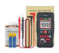 Multimètre numérique portable - Voltmètre automatique intelligent pour lectures AC/DC, résistance et test de diode | Compact Electrical Testeur pour faire -par -vous et utilisation professionnelle
