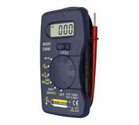 Multimètre numérique pour testeur de courant M300 | Vrai pour les rms, tension sans contact, buzzer de continuité, rétroéclairage, taille de poche compacte 120 mm, matériau ABS