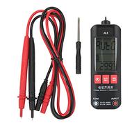 Multimètre numérique professionnel - Voltmetre digital, ampèremètre testeur, mesure précision élevée, écran clair, lampe torche intégrée, compact & léger, usage DC AC, particulier & pro