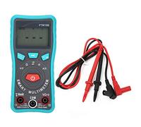 Multimètre numérique PTM19B | Testeur de tension sans proximité avec lampe de poche | Multimètre à plage automatique pour la maison/voiture/électronique | LCD 2000 points, courant