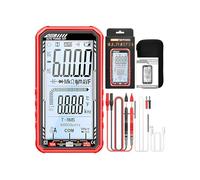 Multimètre numérique rechargeable avec détection de potentiel NCV grand écran LCD pour électriciens et entreprises NCV Detection potentiel transducteur