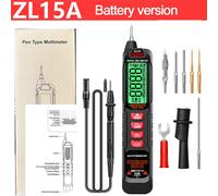 Multimètre numérique Rechargeable ZL16B,True RMS,testeur multifonction de haute précision NCV AC/DC,résistance au courant de tension,outil Ohm - Type ZL15A Pro