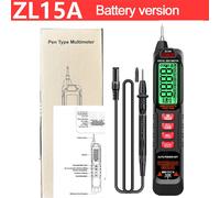 Multimètre numérique Rechargeable ZL16B,True RMS,testeur multifonction de haute précision NCV AC/DC,résistance au courant de tension,outil Ohm - Type ZL15A