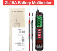 Multimètre numérique Rechargeable ZL16B,True RMS,testeur multifonction de haute précision NCV AC/DC,résistance au courant de tension,outil Ohm - Type ZL16A