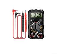 Multimètre Numérique SZ308 LCD Rétroéclairé Anti-Choc(black) | Matériau PP pour durable, boutons confortables, protection contre les pour chutes, taille compacte 12.18cm, manipulation