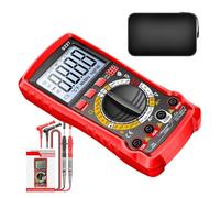 Multimètre numérique - Tester électrique Voltmètre Multimètre, détecteur de fil en direct AC/DC Tester - Fusible électrique professionnel Multimetro pour hommes, petit ami, grand-père