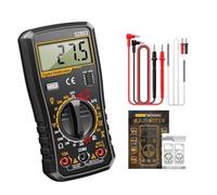 Multimètre numérique Testeur - Mesure Précise et Rapide, Compteur 1999 Comptages - Voltmètre et multimètre - Pour usage domestique électrique industriel professionnel