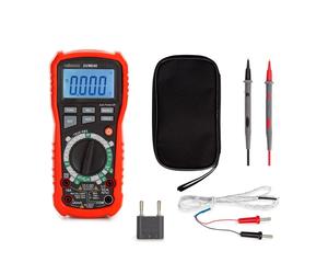Multimètre numérique VELEMAN industriel antichoc à valeur efficace vraie - CAT III - 1000 V / CAT IV - 600V - 11 fonctions DVM040