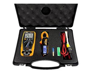 Multimètre, Pince ampèremétrique HT Instruments e-KIT numérique CAT III 600 V Affichage (nombre de points): 4000