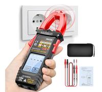 Multimètre Pince | Multimètre à Pince DC 4000 Points | Détecteur Numérique Automatique Portable avec Rétroéclairage LCD pour Tension Disjoncteur Circuit Câble Condensateur | Pour Courant Condensateur