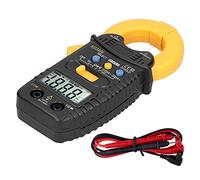 Multimètre pince numérique 500A LCD auto range noir - mesure AC/DC tension 600V, maintien valeur max, portable et sécurisé pour électricien et usage domestique