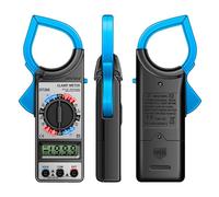 Multimètre plump amp - testeur de tension multimètre, détecteur d'affichage LCD avec outils électriciens de conception de mâchoire pour la tension de courant AC DC Industrial