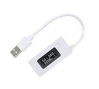 Multimètre USB - Voltmètre numérique LCD - Appareil de mesure de la tension - Testeur de capacité d'alimentation mobile